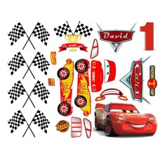 BName Foaie de zahar kit decorare Cars Fulger McQueen 29x20cm